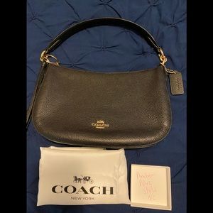 Coach Pebbled leather Sutton crossbody